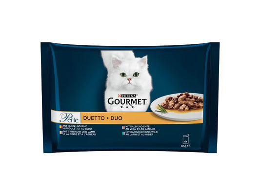 Gourmet Perle Rind&Huhn 4x85g