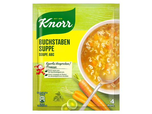 Knorr Buchstabensuppe